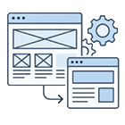 いただいた原稿をもとに、デザイン・実装までセットで行います。
